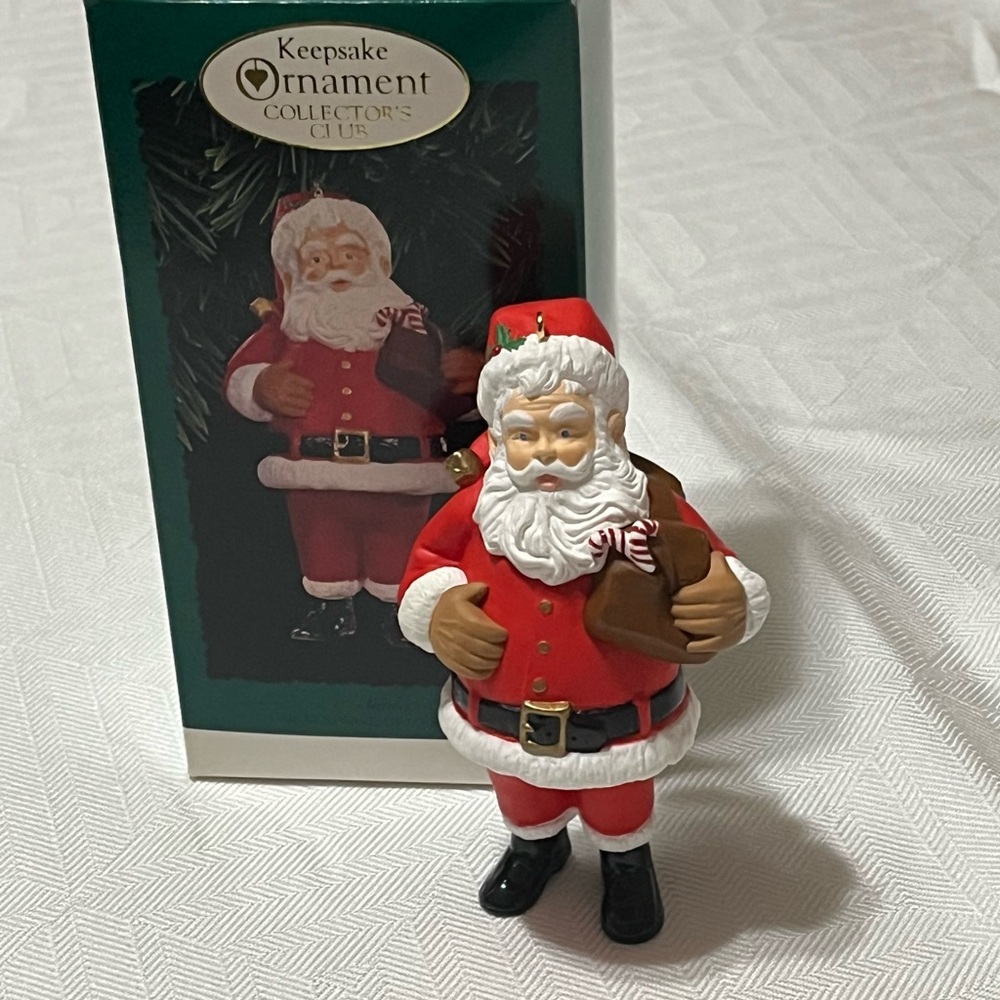 Hallmark‎ Keepsake Collector's Club 1996 Santa Ornament